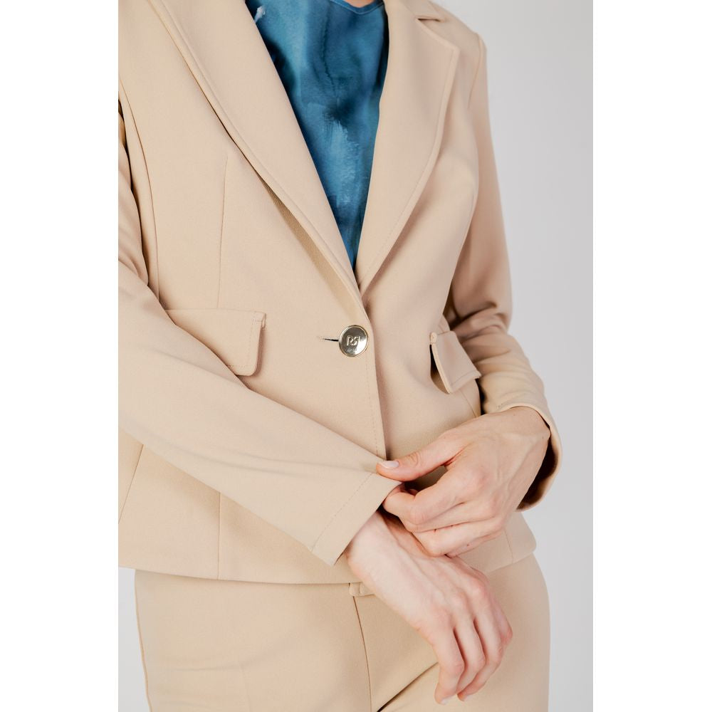 Rinascimento Beige Polyester Blazer