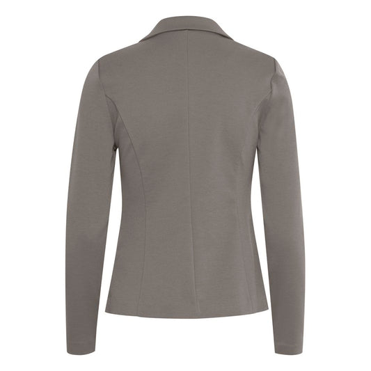 ICHI Beige Polyester Blazer