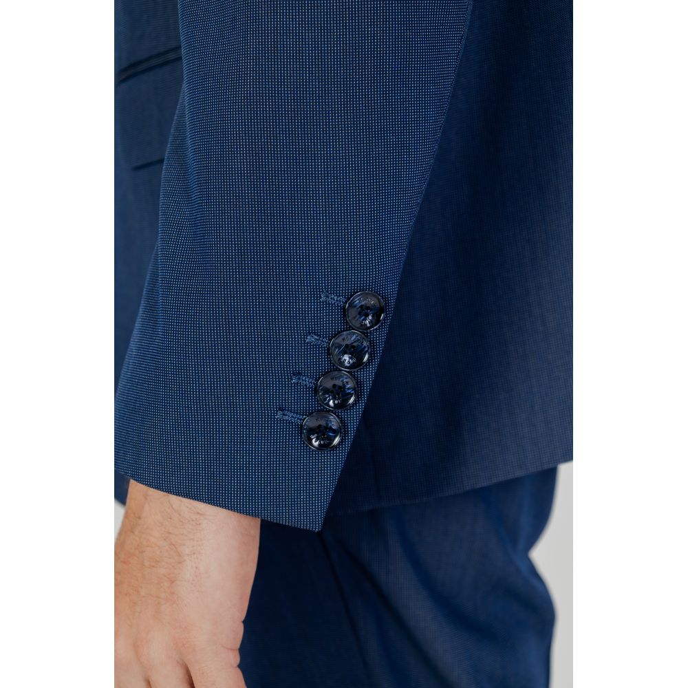Antony Morato Blauer Polyester-Blazer