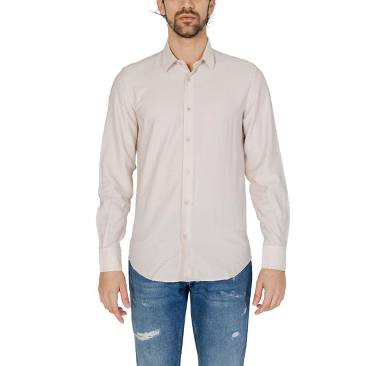 Antony Morato Beige Viskosehemd