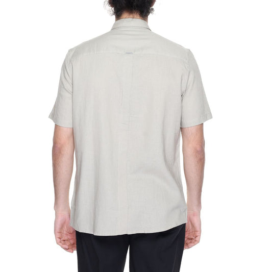 Antony Morato Beige Leinen Kurzarm