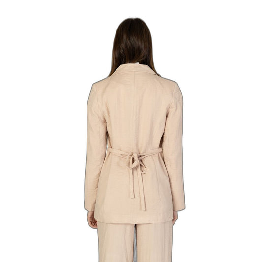 Vero Moda – Rosafarbener Viskose-Blazer