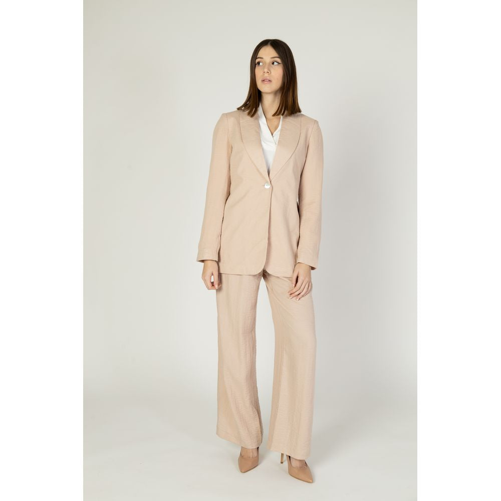 Vero Moda – Rosafarbener Viskose-Blazer