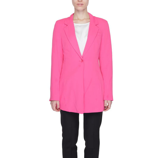 Vero Moda – Rosa Polyester-Blazer