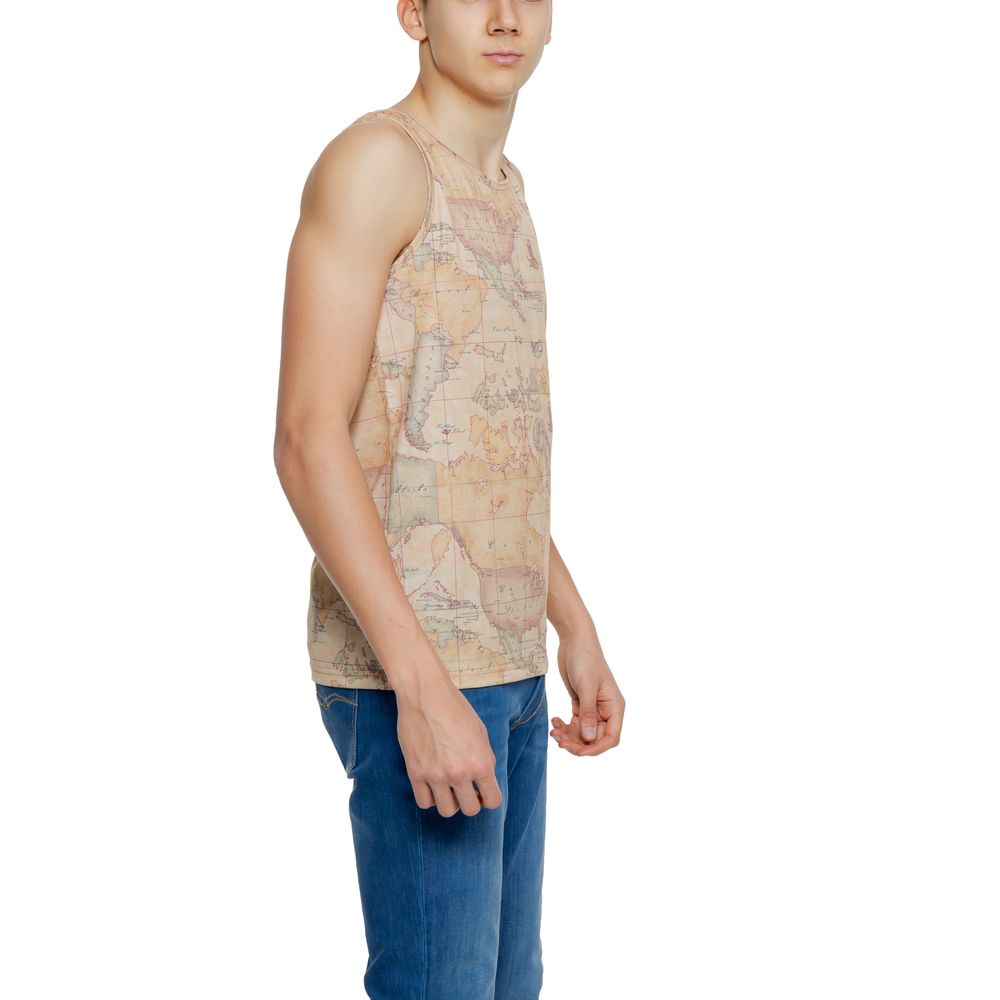 Alviero Martini Prima Classe Tanktops aus beigefarbenem Polyester
