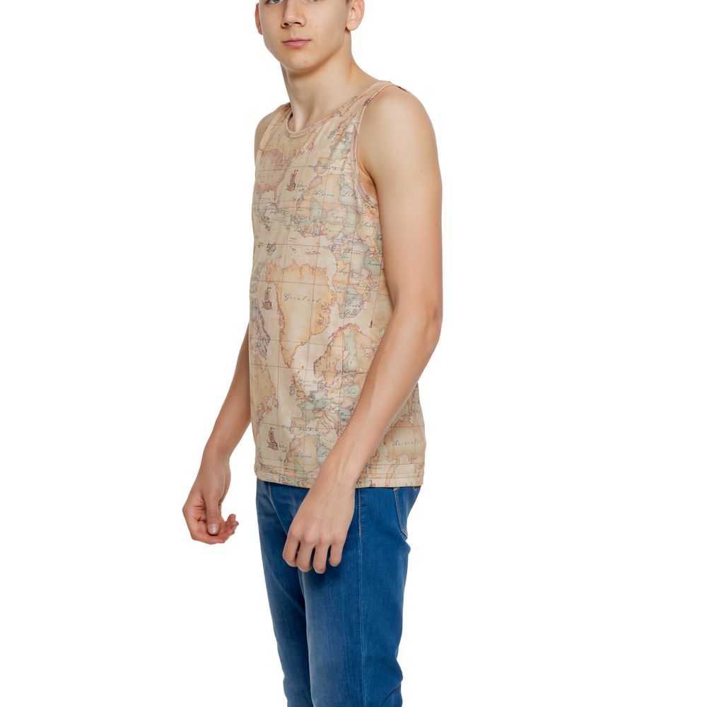 Alviero Martini Prima Classe Tanktops aus beigefarbenem Polyester