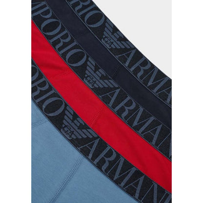 Emporio Armani Unterwäsche Blaue Baumwollunterwäsche