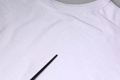 Dolce &amp; Gabbana – Weißes, ärmelloses Tanktop mit Camouflage-Muster