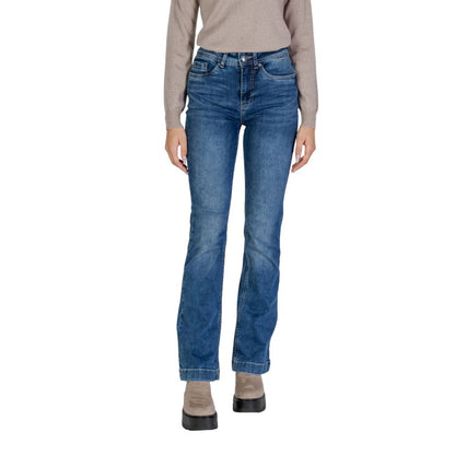 Street One Blaue Mom-Jeans aus Baumwolle