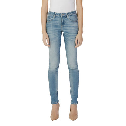 Guess Blaue Baumwoll-Skinny-Jeans
