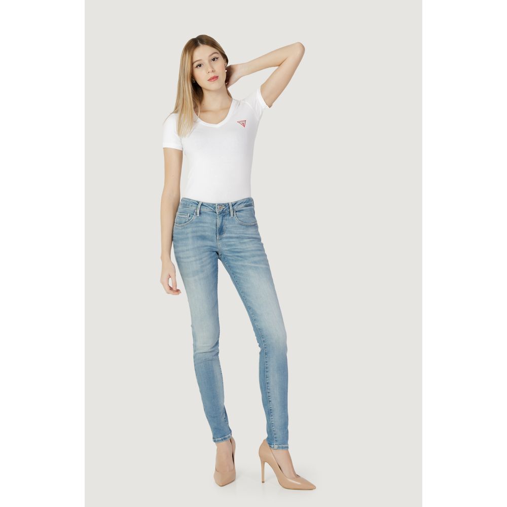 Guess Blaue Baumwoll-Skinny-Jeans