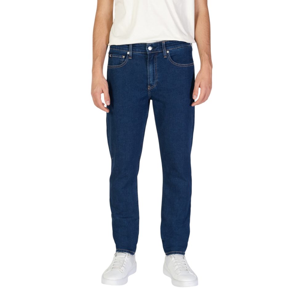 Calvin Klein Jeans – Blaue Slim-Fit-Jeans aus Baumwolle