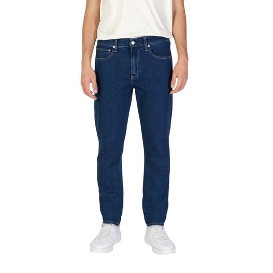 Calvin Klein Jeans – Blaue Slim-Fit-Jeans aus Baumwolle