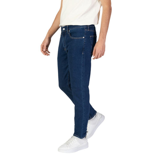 Calvin Klein Jeans – Blaue Slim-Fit-Jeans aus Baumwolle