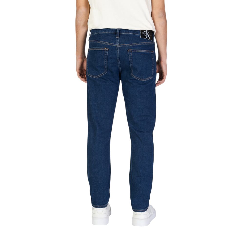 Calvin Klein Jeans – Blaue Slim-Fit-Jeans aus Baumwolle