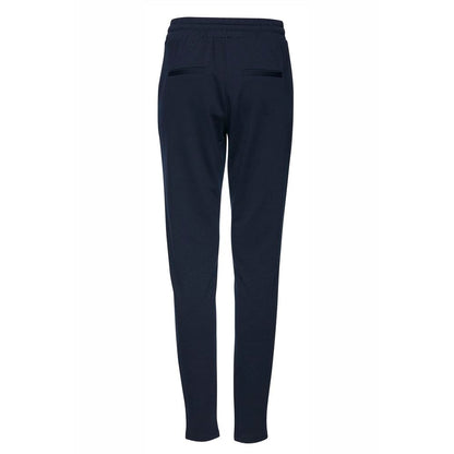 ICHI Blue Polyester Pant