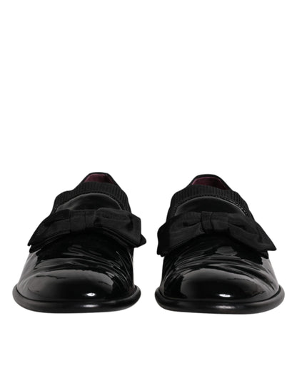 Dolce &amp; Gabbana – Schwarze Leder-Loafer für Herren, formelle Abendschuhe