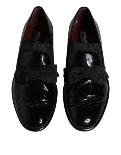 Dolce &amp; Gabbana – Schwarze Leder-Loafer für Herren, formelle Abendschuhe