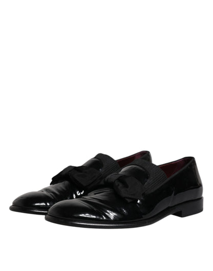 Dolce &amp; Gabbana – Schwarze Leder-Loafer für Herren, formelle Abendschuhe