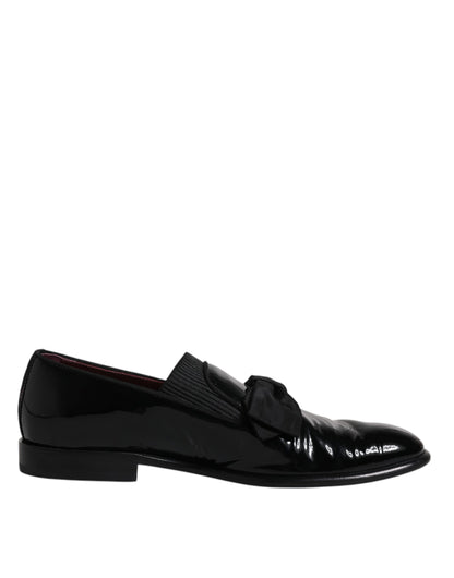 Dolce &amp; Gabbana – Schwarze Leder-Loafer für Herren, formelle Abendschuhe
