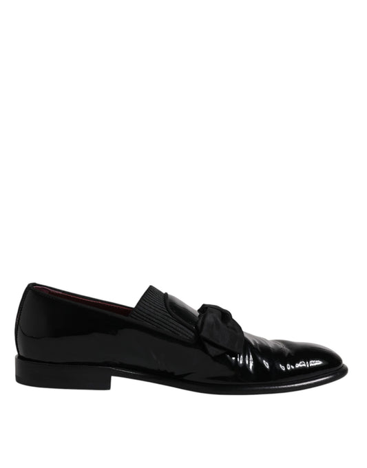 Dolce &amp; Gabbana – Schwarze Leder-Loafer für Herren, formelle Abendschuhe