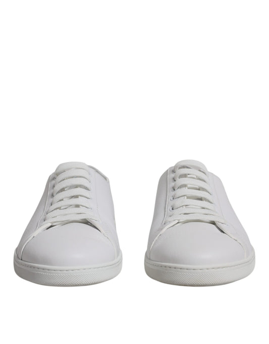 Dolce &amp; Gabbana Weiß Low Top Männer Saint Tropez Sneakers Schuhe