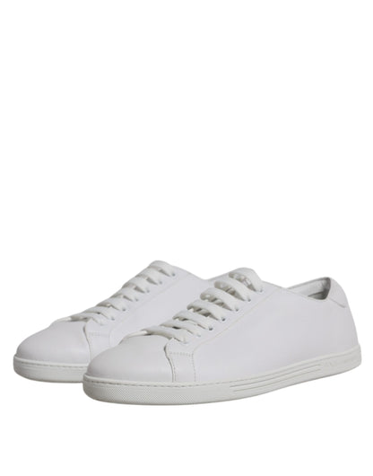 Dolce &amp; Gabbana Weiß Low Top Männer Saint Tropez Sneakers Schuhe