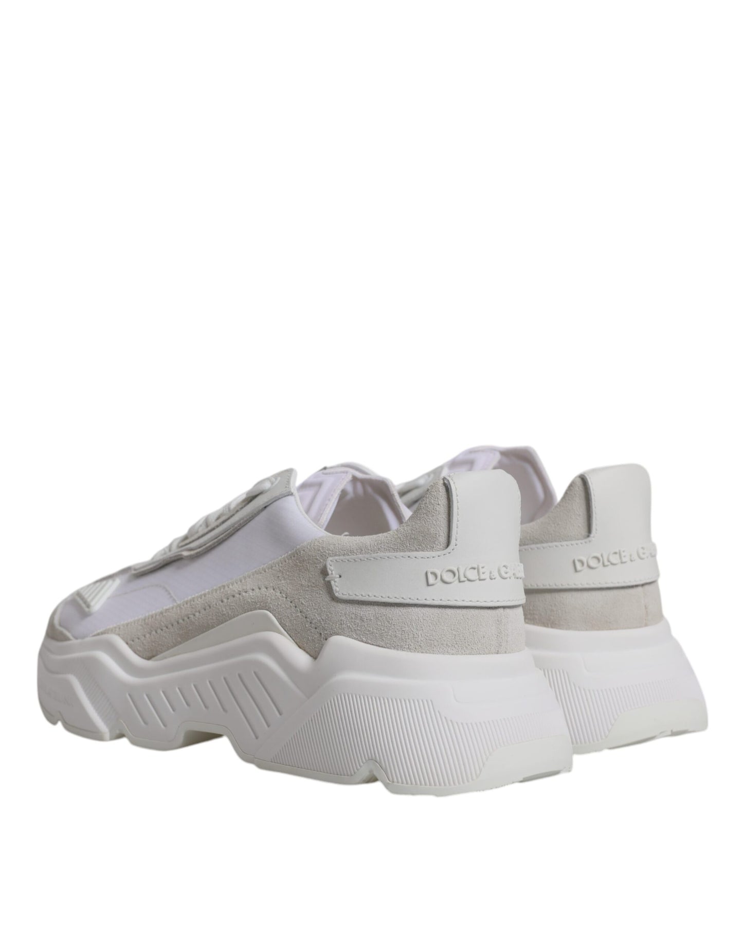 Dolce &amp; Gabbana Daymaster Low Top Sneakers aus weißem Leder