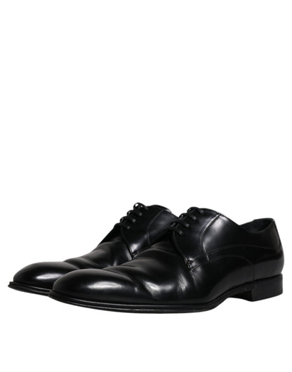 Dolce &amp; Gabbana – Derby-Schuhe aus schwarzem Leder für formelle Herren