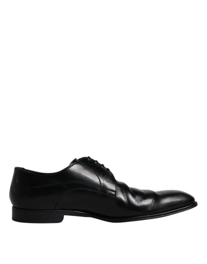 Dolce &amp; Gabbana – Derby-Schuhe aus schwarzem Leder für formelle Herren