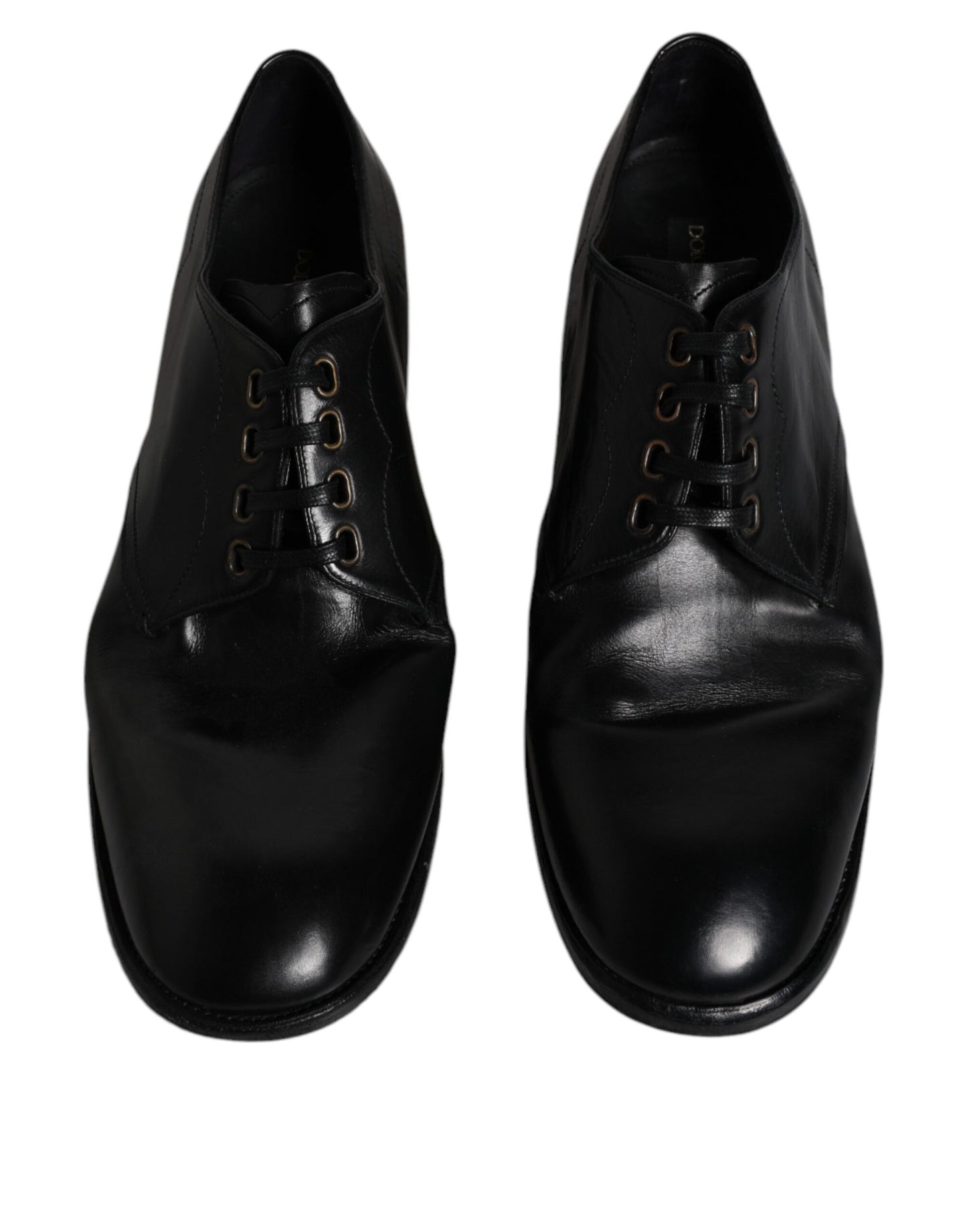 Dolce &amp; Gabbana – Derby-Schuhe aus schwarzem Leder für formelle Herren