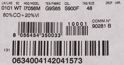 Dolce &amp; Gabbana Schwarze STAFF-Weste aus gestreifter Baumwolle