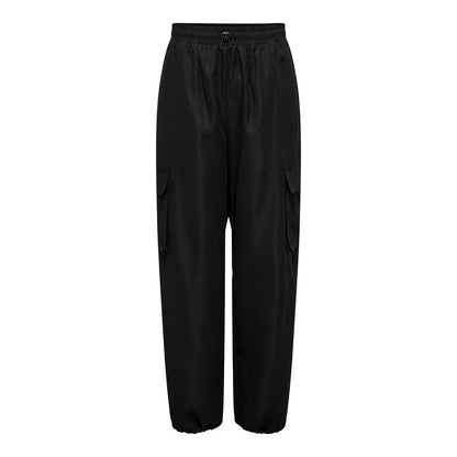 Only Black Cotton Cargo Pants