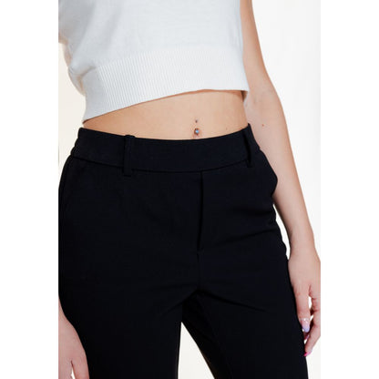 Vero Moda – Schwarze Polyesterhose