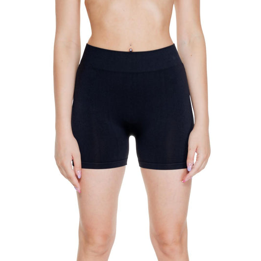 Vero Moda – Schwarze Polyamid-Shorts