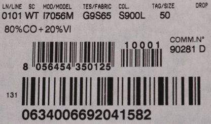 Dolce &amp; Gabbana Graue STAFF-Weste aus gestreifter Baumwolle