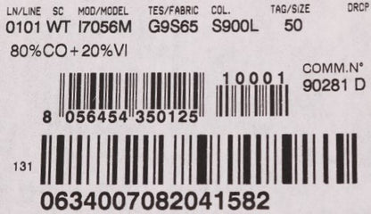 Dolce &amp; Gabbana Graue STAFF-Weste aus gestreifter Baumwolle