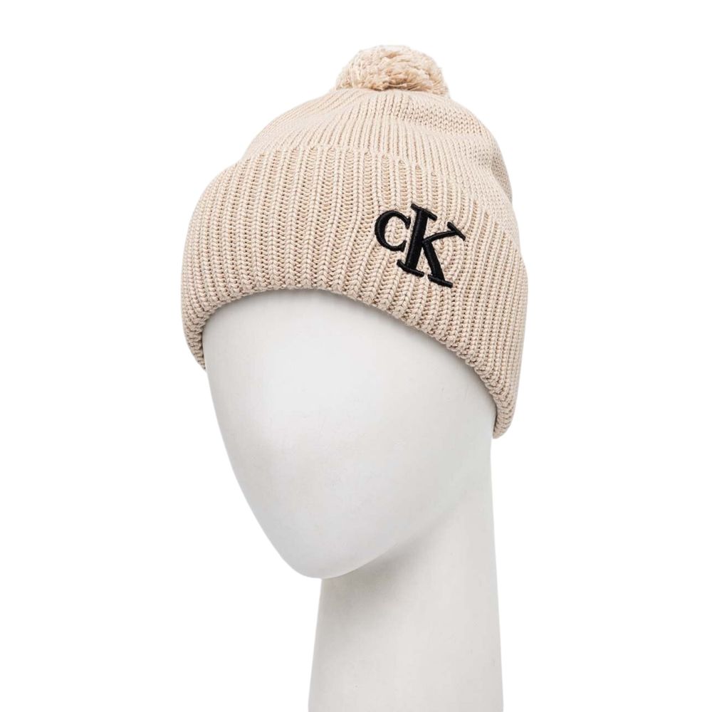 Calvin Klein Beige Cotton Caps Baseballmütze