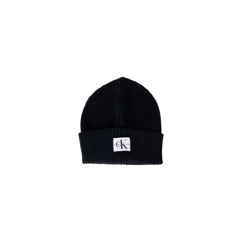 Calvin Klein Jeans Schwarze Wollmütze (Baseballkappe)
