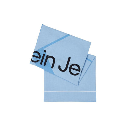 Calvin Klein Jeans, Blauer Schal aus Bio-Baumwolle