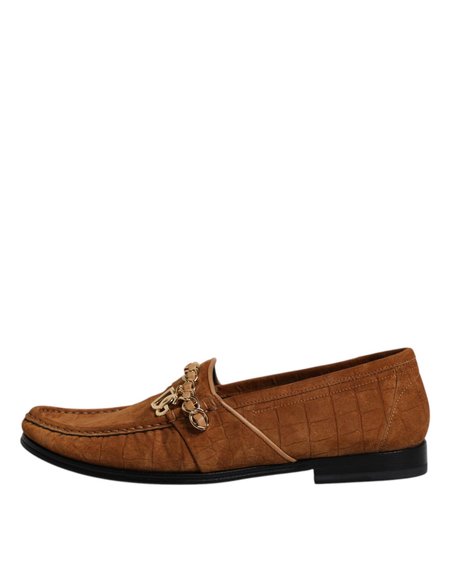 Dolce &amp; Gabbana – Loafer aus braunem Wildleder