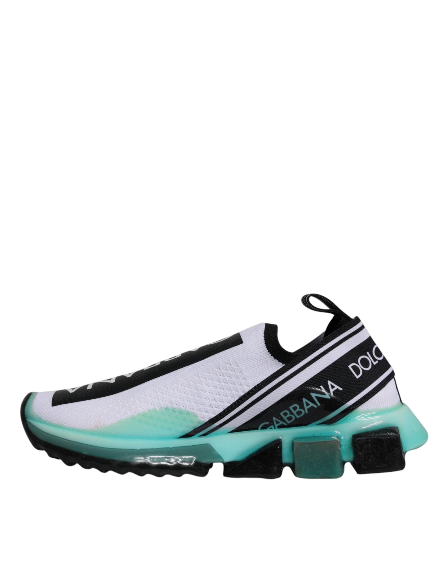 Dolce &amp; Gabbana Sorrento Slip-On Sneakers in Weiß und Blau