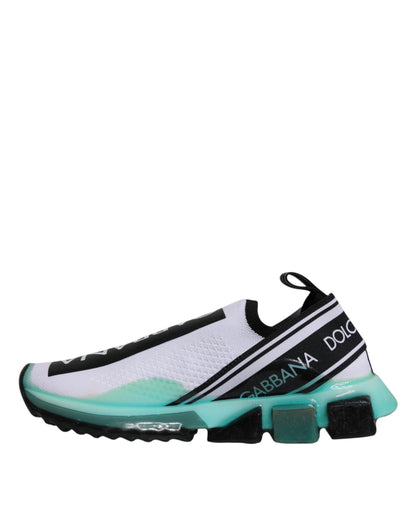 Dolce &amp; Gabbana Sorrento Slip-On Sneakers in Weiß und Blau