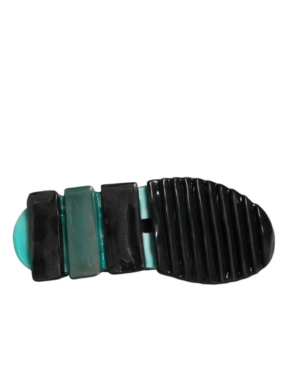 Dolce &amp; Gabbana Sorrento Slip-On Sneakers in Weiß und Blau