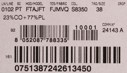 Dolce &amp; Gabbana – Caprihose aus Brokat mit Blumenmuster in Rosa