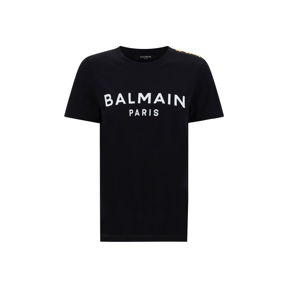 T-Shirt mit Balmain-Logo