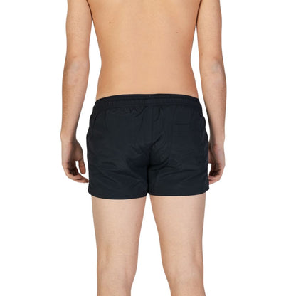 Hamaki-Ho Schwarze Polyester-Badeshorts