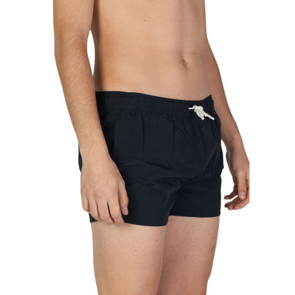 Hamaki-Ho Schwarze Polyester-Badeshorts