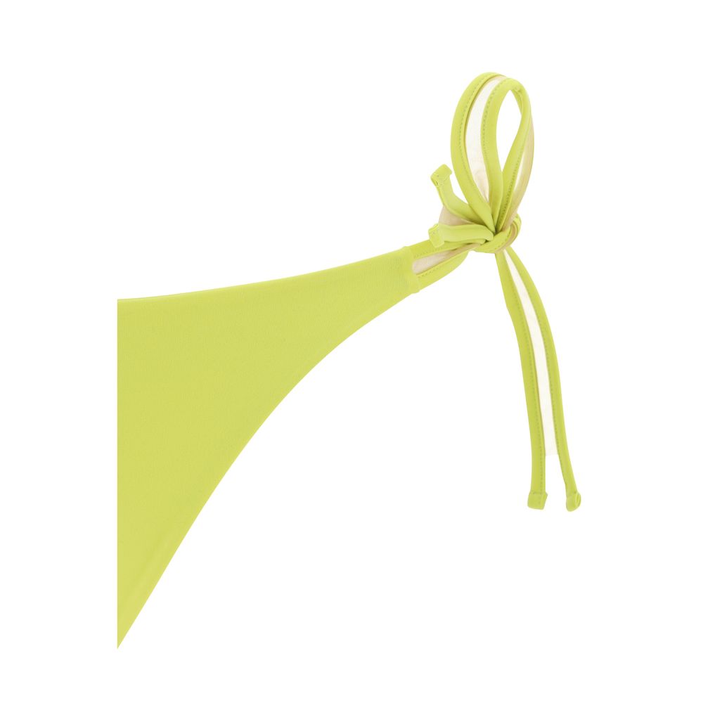 Exilia Yellow Polyamide Swim Briefs