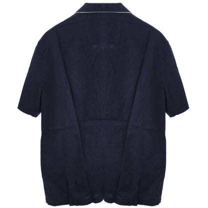 Blaues Baumwollhemd von Emporio Armani